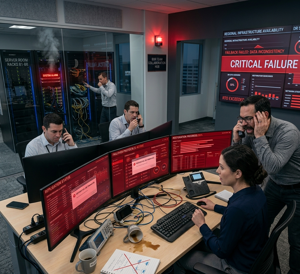 Las Vegas company facing unexpected downtime because of insufficient backup and disaster recovery protection.