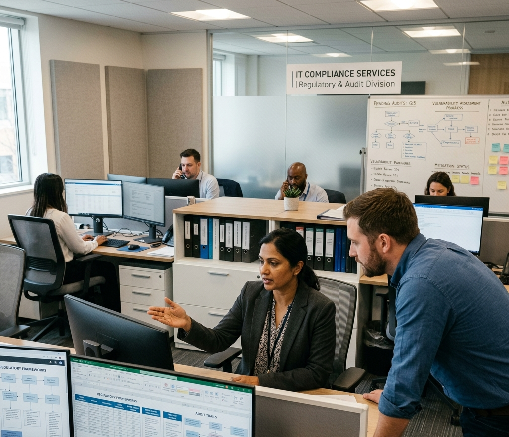 Las Vegas IT compliance services supporting risk management, security audits, and regulatory compliance